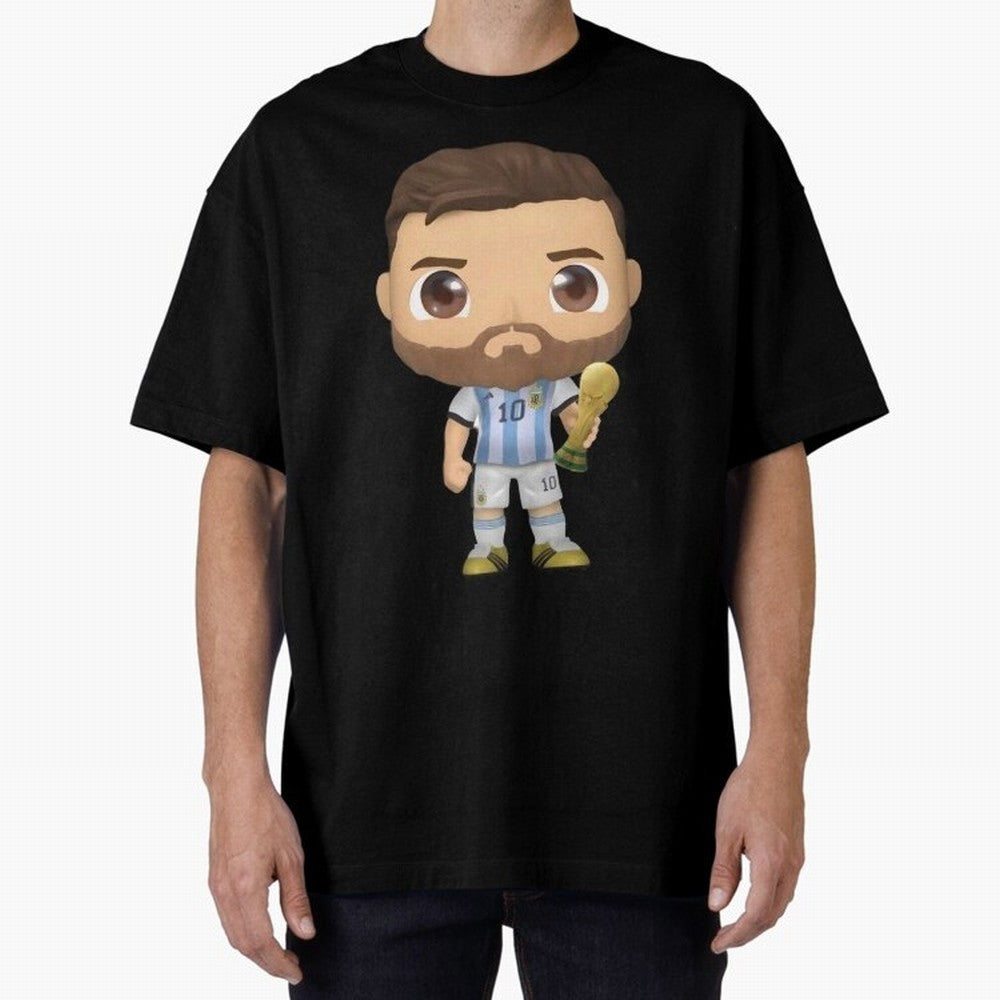 Messi_Champion Oversized T-Shirt Mark Global Football Passion for FIFA World Cup 2026 USA Canada Mexico, Made for Neymar, Haaland and Cristiano Ronaldo, Argentina, Football History, Final Match Energy, Crowd Noise and Once in a Lifetime Moments;