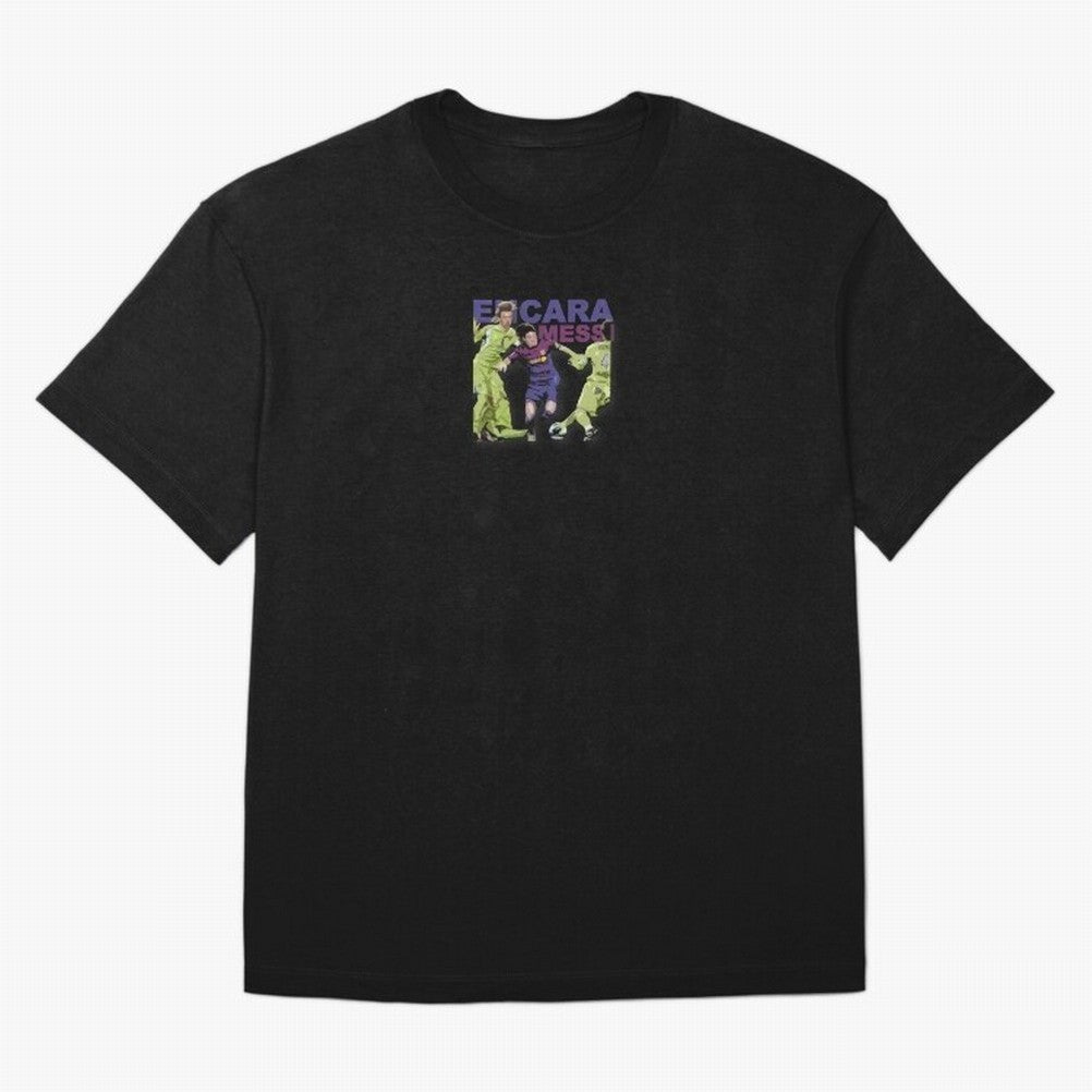Barcelona 'Encara Messi' Design Oversized T-Shirt Show Fan Pride Across FIFA World Cup 2026 Inspired by CR7, Brazil Energy, Sports Nostalgia, International Competition, Famous Players and Unforgettable Victories; Ideal for Passionate Fans Who Love
