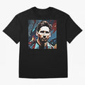 The King Leo Messi Legend Oversized T-Shirt Support Your Favorite Stars during Global Football Passion for FIFA World Cup 2026 USA Canada Mexico, Celebrating CR7 and Messi, Spain, Supporter Pride, Iconic Celebrations, Legendary Names and Global