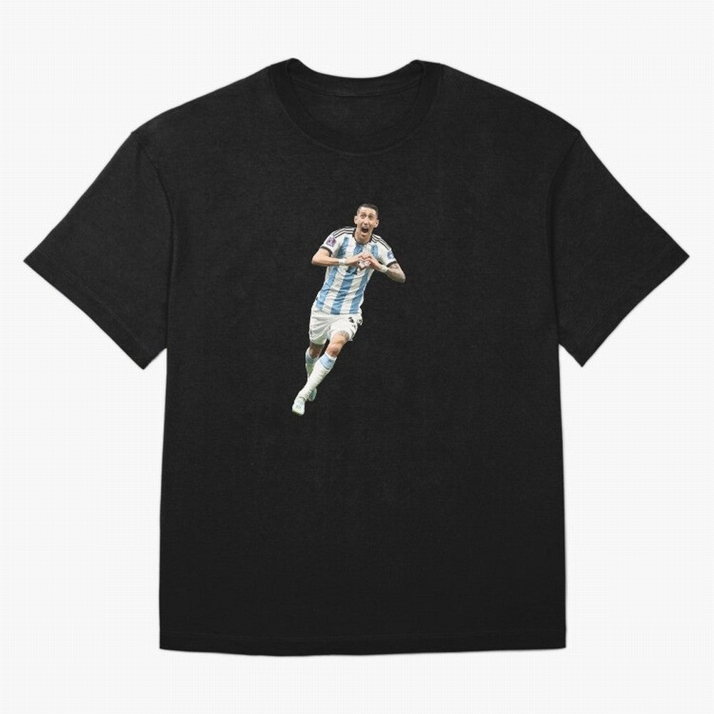 Angel Di Maria Oversized T-Shirt Join the Countdown to FIFA World Cup 2026 Group Stage Spirit, with Brazil, Messi, Neymar and Mbappe, Retro Football Energy, Iconic Rivalries, Trophy Chase Drama and Stadium Atmosphere; Built for Supporters Chasing
