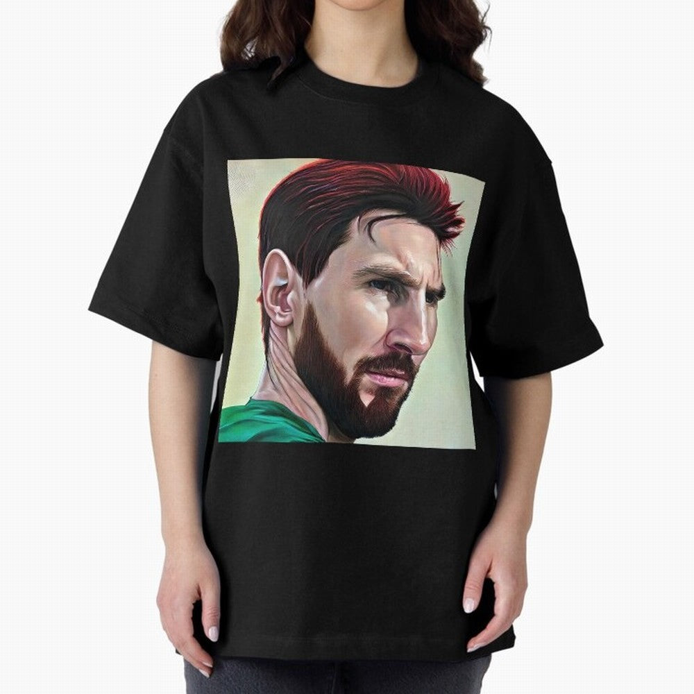 Painterly Messi Classic T-Shirt Share the Excitement of FIFA World Cup 2026 Group Stage for Fans of Haaland and England, Bringing Championship Spirit, Famous Goals, Roaring Crowds and International Football Unity; Ideal for Passionate Fans Who Love
