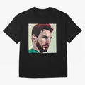 Painterly Messi Classic T-Shirt Share the Excitement of FIFA World Cup 2026 Group Stage for Fans of Haaland and England, Bringing Championship Spirit, Famous Goals, Roaring Crowds and International Football Unity; Ideal for Passionate Fans Who Love