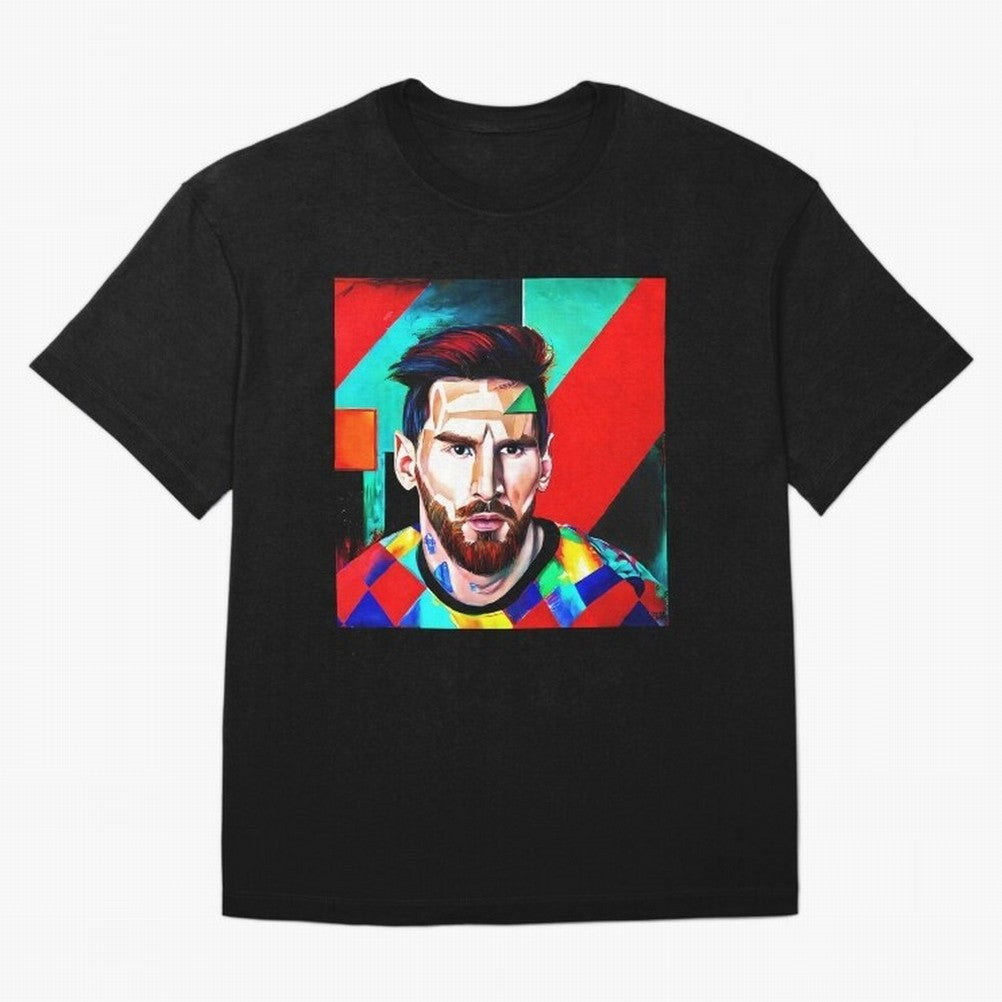 colorful Messi Oversized T-Shirt Remember FIFA World Cup 2026 Group Stage Filled with CR7 and Messi, England Energy, Retro Football Energy, Iconic Rivalries, Trophy Chase Drama and Stadium Atmosphere; Perfect for Supporters Who Want Bold Football