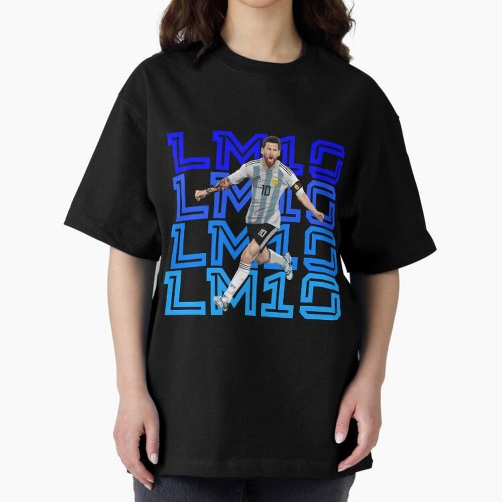 Lionel Messi 10 Oversized T-Shirt Bring Supporter Culture to FIFA World Cup 2026 Group Stage Inspired by Haaland and Mbappe, England Energy, Champion Mindset, Group Stage Buzz, Knockout Tension and Passionate Fan Culture; Perfect for Fans,
