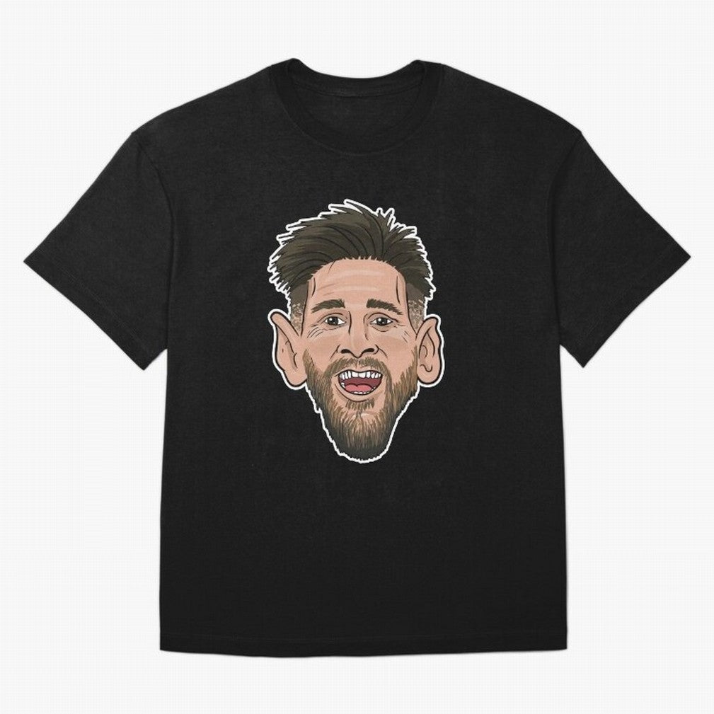 messi toon face argentina Classic T-Shirt Fuel Your Fan Pride for FIFA World Cup 2026 USA Canada Mexico Highlighting Neymar, Haaland and Cristiano Ronaldo, Spain Energy, Stadium Memories, Football Loyalty, International Chants and Championship