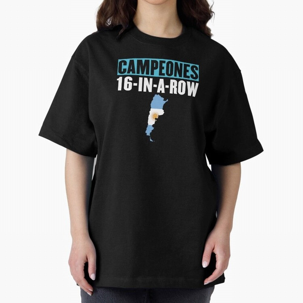 CHAMPIONS 16-IN-A-ROW Classic T-Shirt Bring International Match Energy to FIFA World Cup 2026 for Fans of Messi, CR7 and Mbappe and Spain, Bringing Stadium Memories, Football Loyalty, International Chants and Championship Tradition; Ideal for Fans