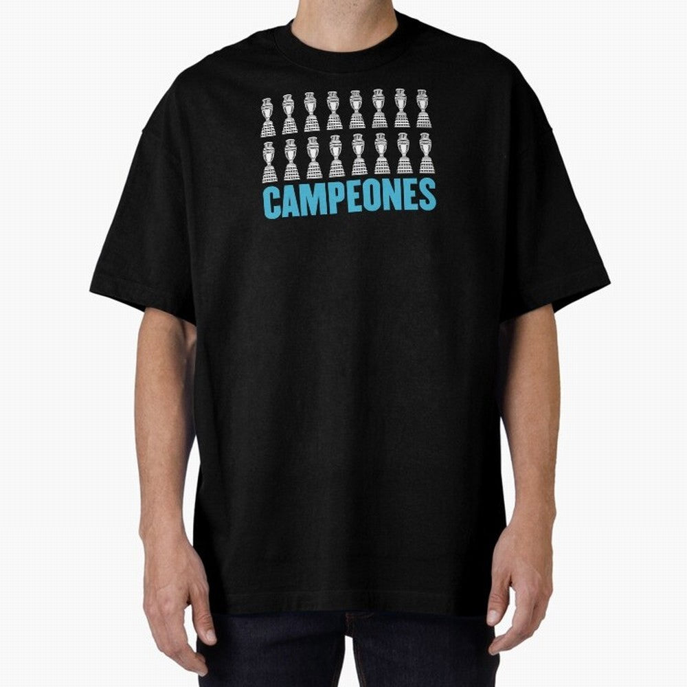 Campeones! Classic T-Shirt Fuel Your Fan Pride for Match Day Hype around FIFA World Cup 2026 USA Canada Mexico, Cristiano Ronaldo, England and Germany, Stadium Memories, Football Loyalty, International Chants and Championship Tradition; Ideal for