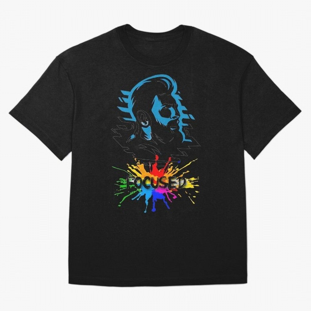 Lionel Messi Focused Classic T-Shirt Celebrate Unforgettable Nights in the FIFA World Cup 2026 USA Canada Mexico Journey through Mbappe and Neymar Highlights, France Pride, Football Passion, Legendary Performances, Festival Vibes and Supporter
