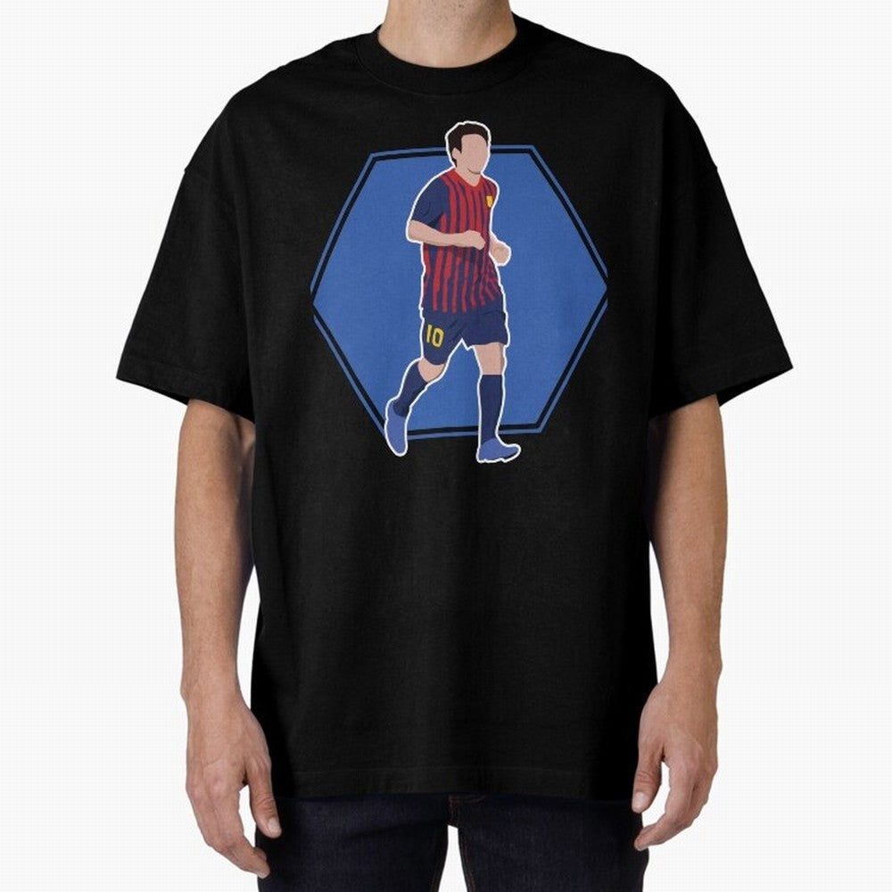 Messi Best Oversized T-Shirt Celebrate Football Heritage in FIFA World Cup 2026 Group Stage for Fans of Cristiano Ronaldo, Haaland and CR7 and France, Bringing Championship Spirit, Famous Goals, Roaring Crowds and International Football Unity;