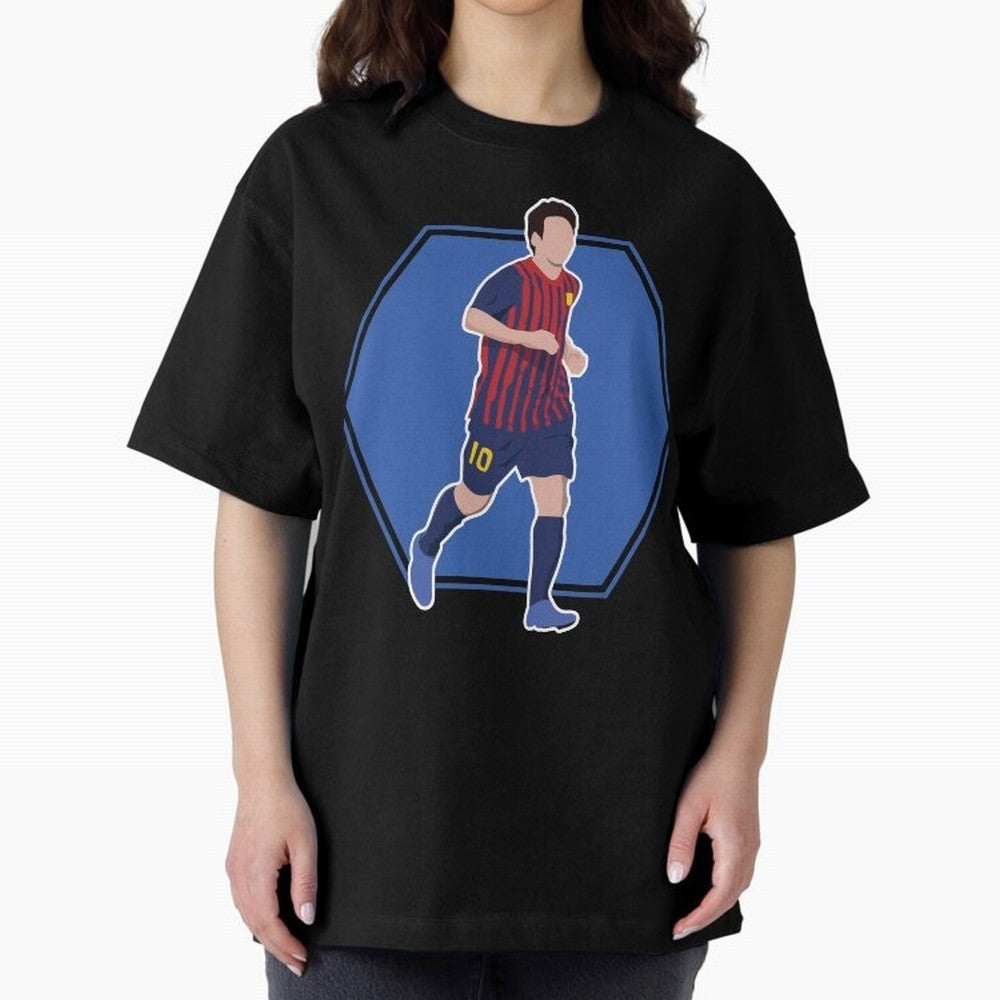 Messi Best Oversized T-Shirt Celebrate Football Heritage in FIFA World Cup 2026 Group Stage for Fans of Cristiano Ronaldo, Haaland and CR7 and France, Bringing Championship Spirit, Famous Goals, Roaring Crowds and International Football Unity;