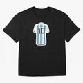 Messi Jersey Oversized T-Shirt Follow the Final Road of FIFA World Cup 2026 Group Stage for Fans of Haaland and Mbappe and Argentina and Brazil, Bringing Stadium Chants, National Pride, Trophy Dreams and Unforgettable Football Memories; Perfect for