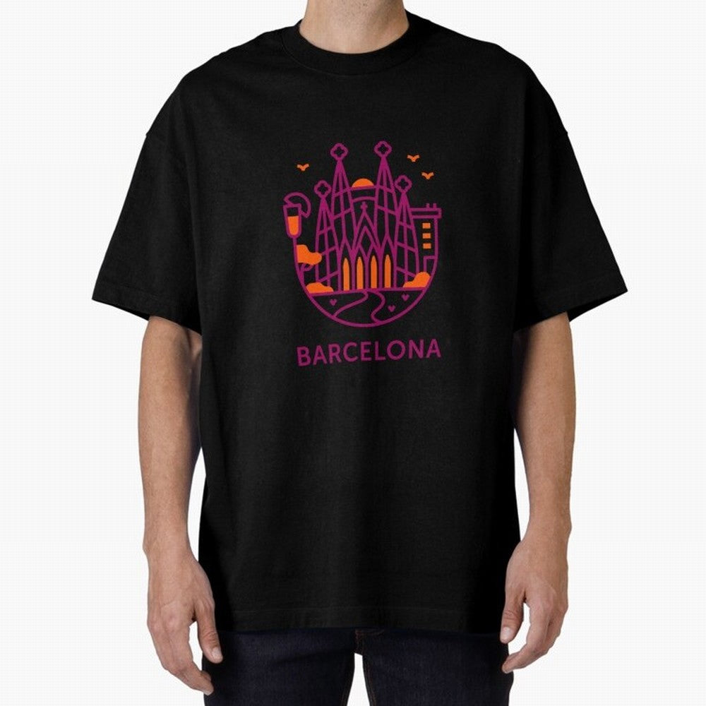 Luggage Barcelona Oversized T-Shirt Keep Football History Alive during Global Football Passion for FIFA World Cup 2026, Built around Cristiano Ronaldo, France, Football Passion, Legendary Performances, Festival Vibes and Supporter Community;