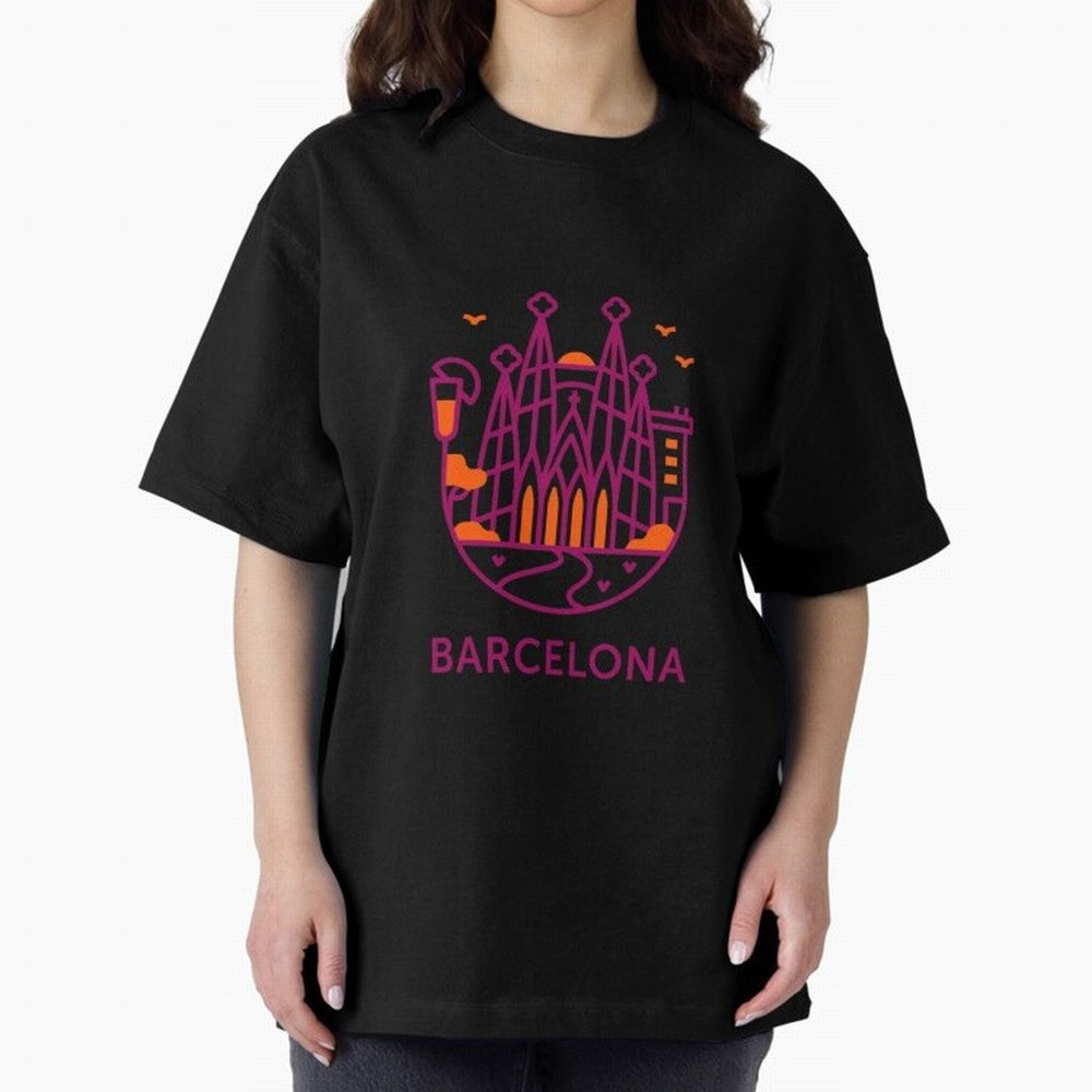 Luggage Barcelona Oversized T-Shirt Keep Football History Alive during Global Football Passion for FIFA World Cup 2026, Built around Cristiano Ronaldo, France, Football Passion, Legendary Performances, Festival Vibes and Supporter Community;