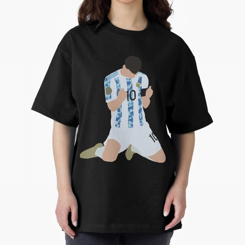Messi Celebrates Argentina Victory Classic T-Shirt Honor Champions and Dreams in Global Football Passion for FIFA World Cup 2026, Highlighting Messi, CR7 and Mbappe, Argentina, Tournament Hype, Historic Matchups, Family Viewing Parties and Global