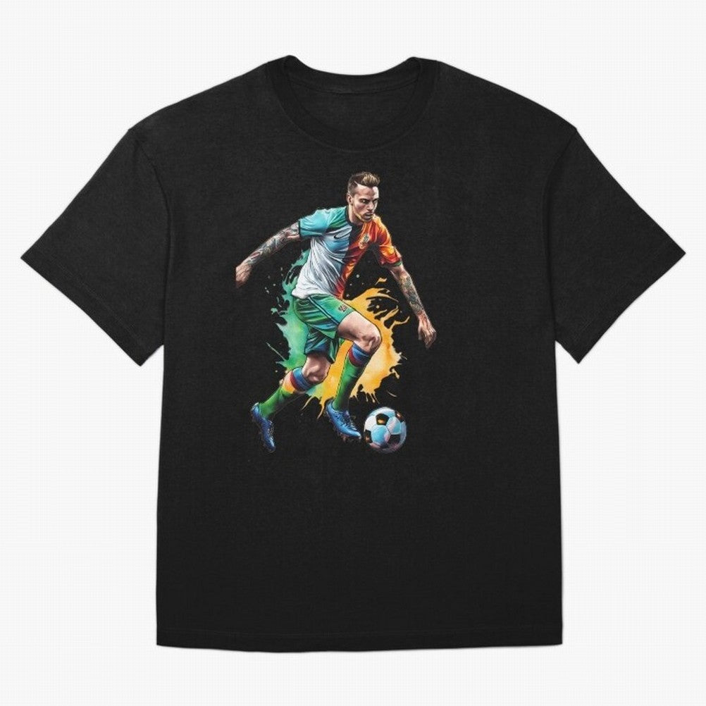 Football Soccer Art Classic T-Shirt Share Match Day Hype around FIFA World Cup 2026 Group Stage, Messi, CR7 and Mbappe, Brazil, Portugal and Argentina, Champion Mindset, Group Stage Buzz, Knockout Tension and Passionate Fan Culture; Perfect for