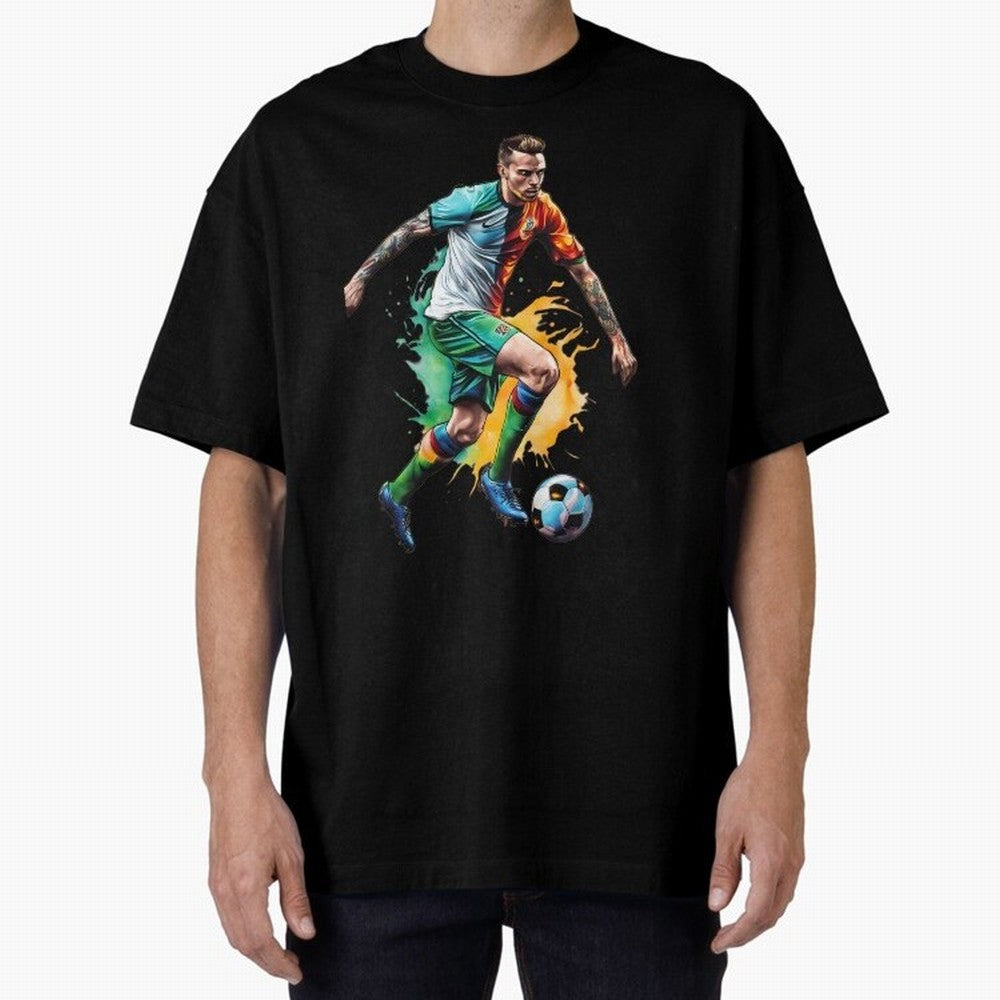 Football Soccer Art Classic T-Shirt Share Match Day Hype around FIFA World Cup 2026 Group Stage, Messi, CR7 and Mbappe, Brazil, Portugal and Argentina, Champion Mindset, Group Stage Buzz, Knockout Tension and Passionate Fan Culture; Perfect for