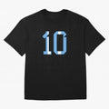 10 - Lionel Messi - Argentina Colours Classic T-Shirt Create FIFA World Cup 2026 USA Canada Mexico for Fans of Messi and Germany, Bringing Football Festival Excitement, Trophy Ambitions, Country Rivalries and Star Player Buzz; Great for Supporters
