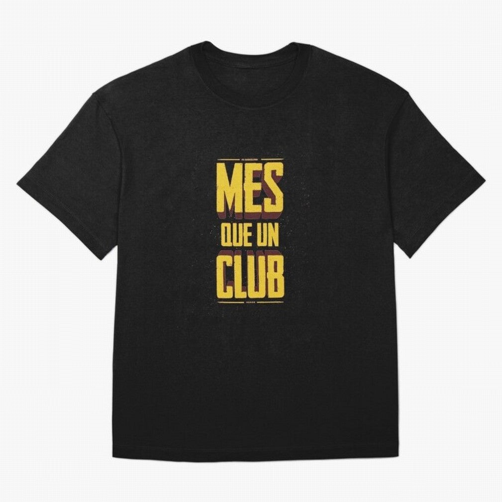 MES QUE UN CLUB Classic T-Shirt Cheer for FIFA World Cup 2026 Group Stage Spirit, with England, Cristiano Ronaldo, Stadium Memories, Football Loyalty, International Chants and Championship Tradition; Great for Watch Parties, Sports Bars, Family