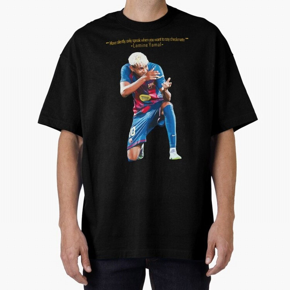 Move Silently Only Speak When You Want To Say Checkmate Lamine Yamal Classic T-Shirt Celebrate Match Day Hype around FIFA World Cup 2026, Messi and Cristiano Ronaldo, England, France and Netherlands, Vintage Soccer Flavor, Modern Football Stars,