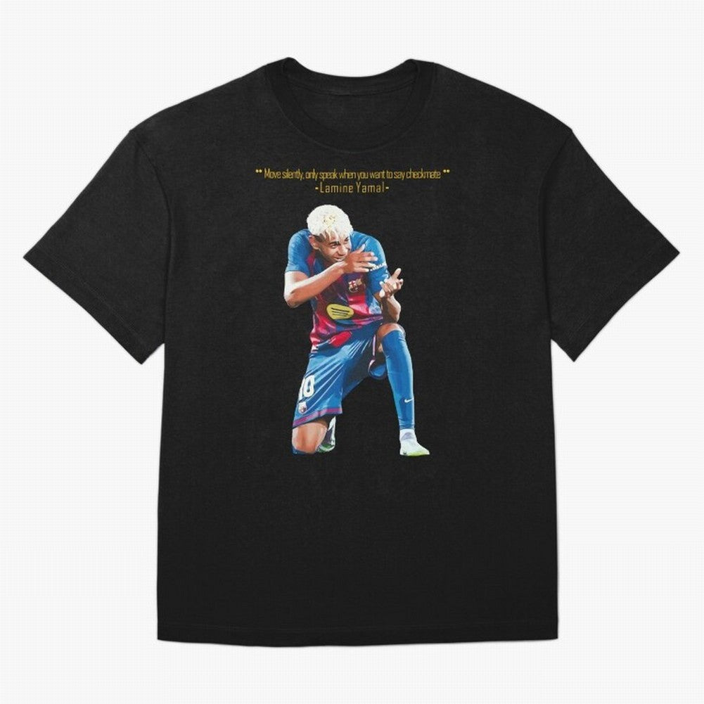 Move Silently Only Speak When You Want To Say Checkmate Lamine Yamal Classic T-Shirt Celebrate Match Day Hype around FIFA World Cup 2026, Messi and Cristiano Ronaldo, England, France and Netherlands, Vintage Soccer Flavor, Modern Football Stars,