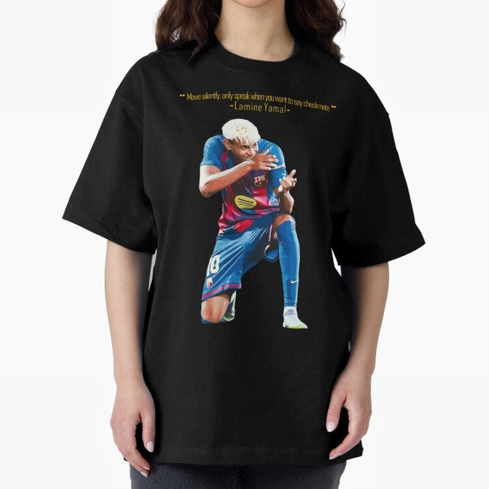 Move Silently Only Speak When You Want To Say Checkmate Lamine Yamal Classic T-Shirt Celebrate Match Day Hype around FIFA World Cup 2026, Messi and Cristiano Ronaldo, England, France and Netherlands, Vintage Soccer Flavor, Modern Football Stars,