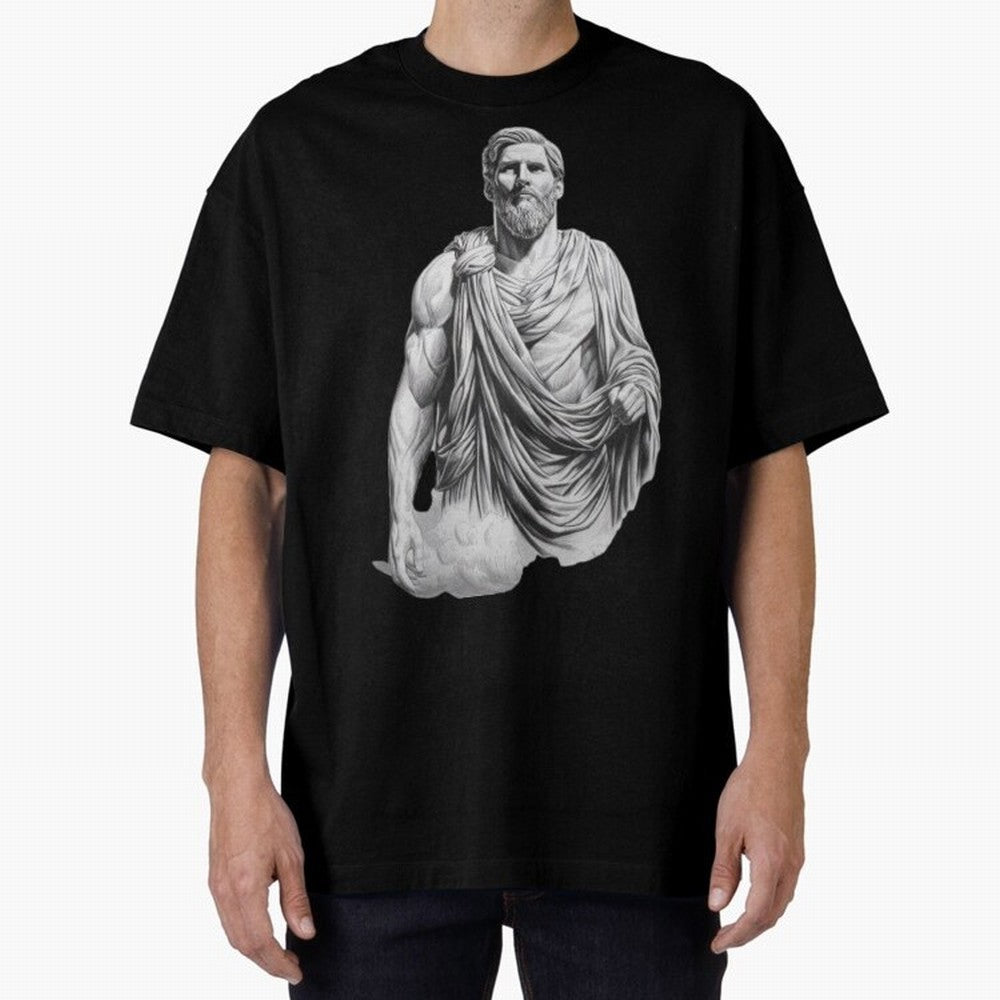 Lionel Messi - Greek God Zeus Classic T-Shirt Embrace Global Football Passion for FIFA World Cup 2026, Centered on Messi, Argentina and Brazil, Football History, Final Match Energy, Crowd Noise and Once in a Lifetime Moments; Made for Die Hard