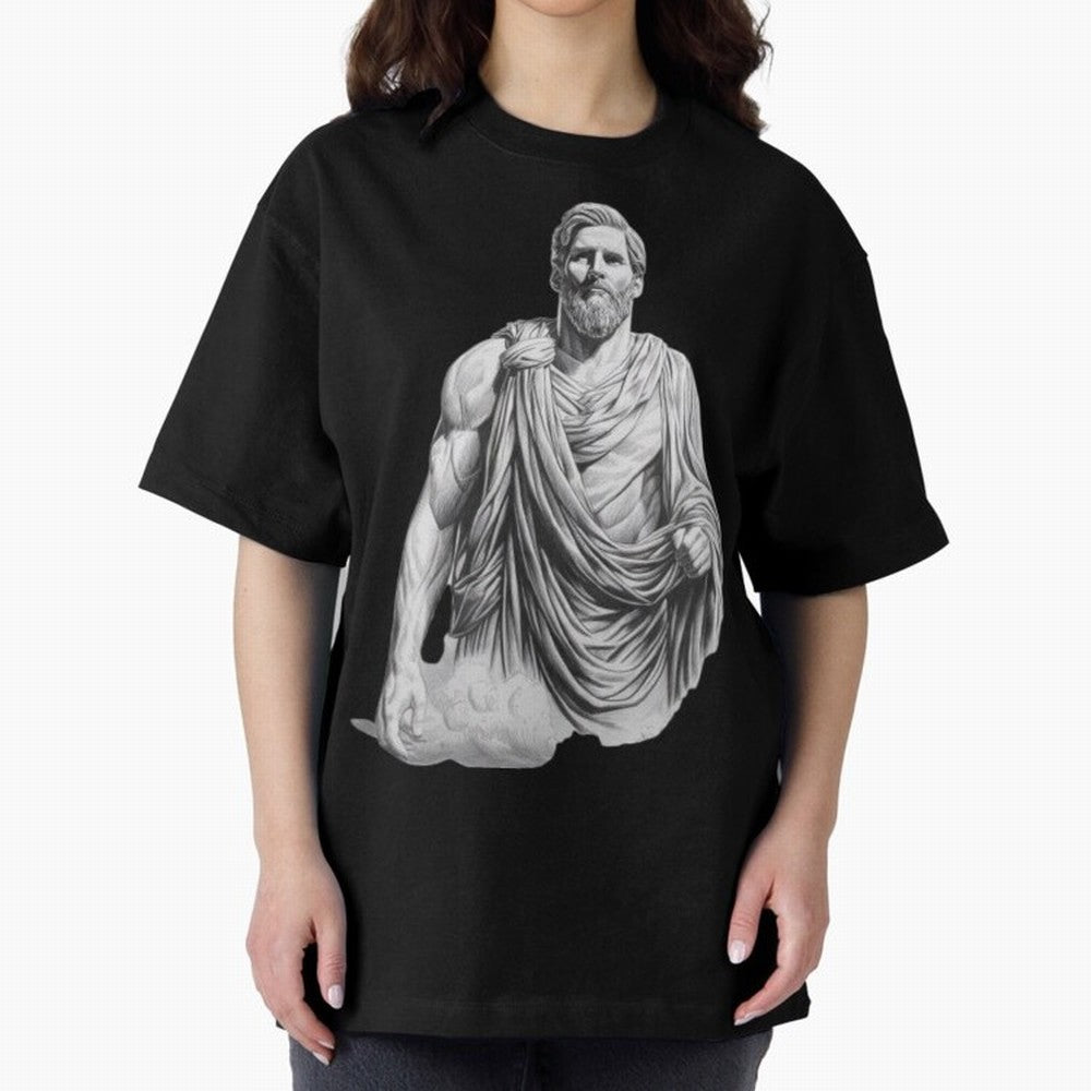 Lionel Messi - Greek God Zeus Classic T-Shirt Embrace Global Football Passion for FIFA World Cup 2026, Centered on Messi, Argentina and Brazil, Football History, Final Match Energy, Crowd Noise and Once in a Lifetime Moments; Made for Die Hard