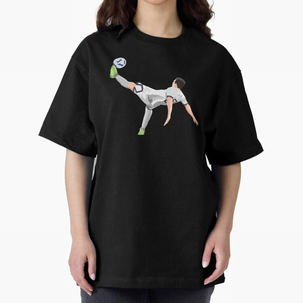 Messi Bicycle Kick Oversized T-Shirt Bring Match Day Fire to Global Football Passion for FIFA World Cup 2026, Centered on Messi, CR7 and Mbappe, Argentina and Brazil, Global Supporter Spirit, Legendary Goals, National Colors and Tournament