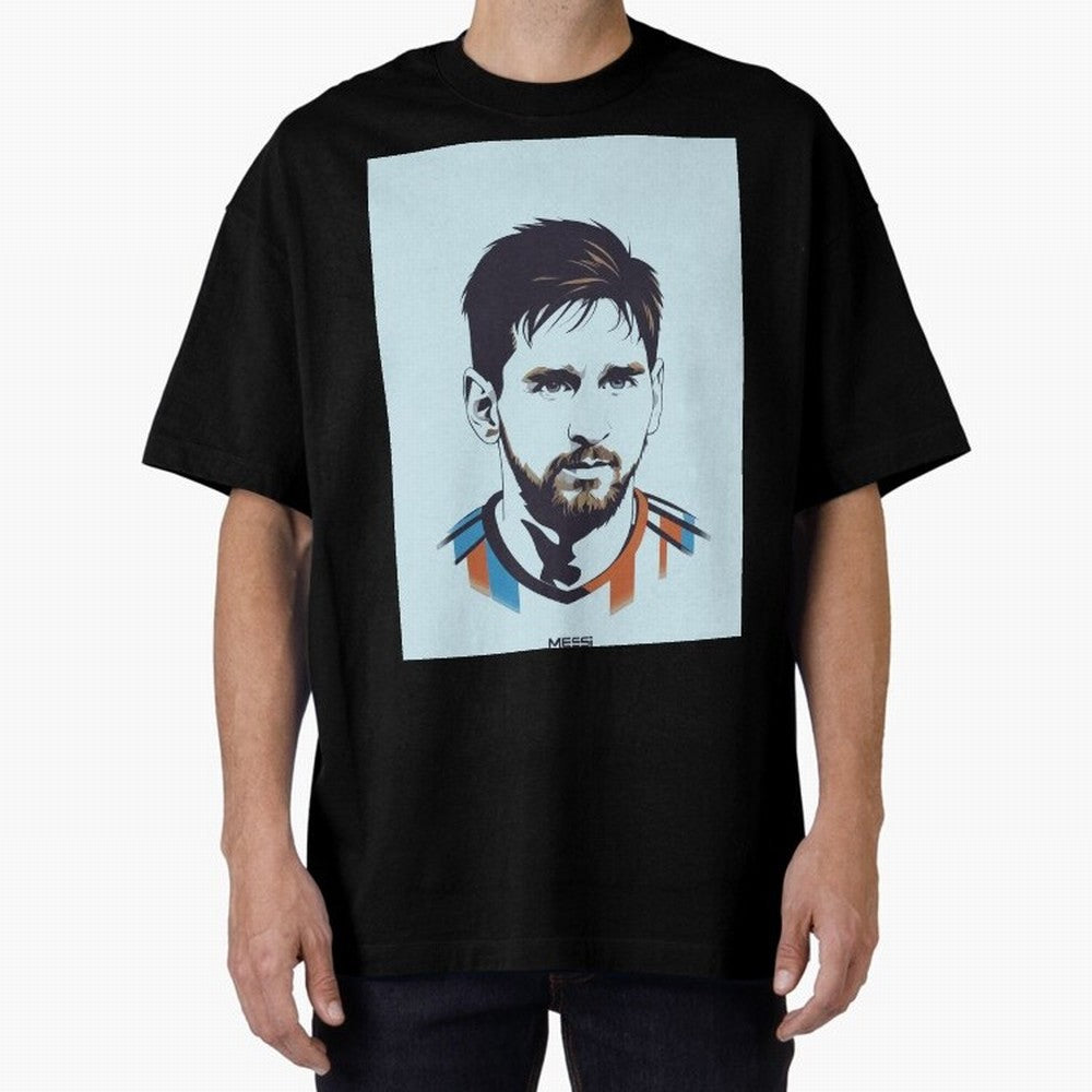 Messi Pop Art Portrait Classic T-Shirt Represent Fans Who Live for Match Day Hype around FIFA World Cup 2026 Group Stage, Messi, CR7 and Mbappe, Portugal, Spain and Germany, Champion Mindset, Group Stage Buzz, Knockout Tension and Passionate Fan