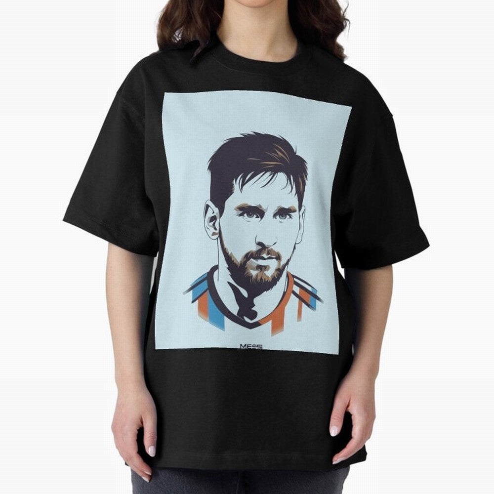 Messi Pop Art Portrait Classic T-Shirt Represent Fans Who Live for Match Day Hype around FIFA World Cup 2026 Group Stage, Messi, CR7 and Mbappe, Portugal, Spain and Germany, Champion Mindset, Group Stage Buzz, Knockout Tension and Passionate Fan
