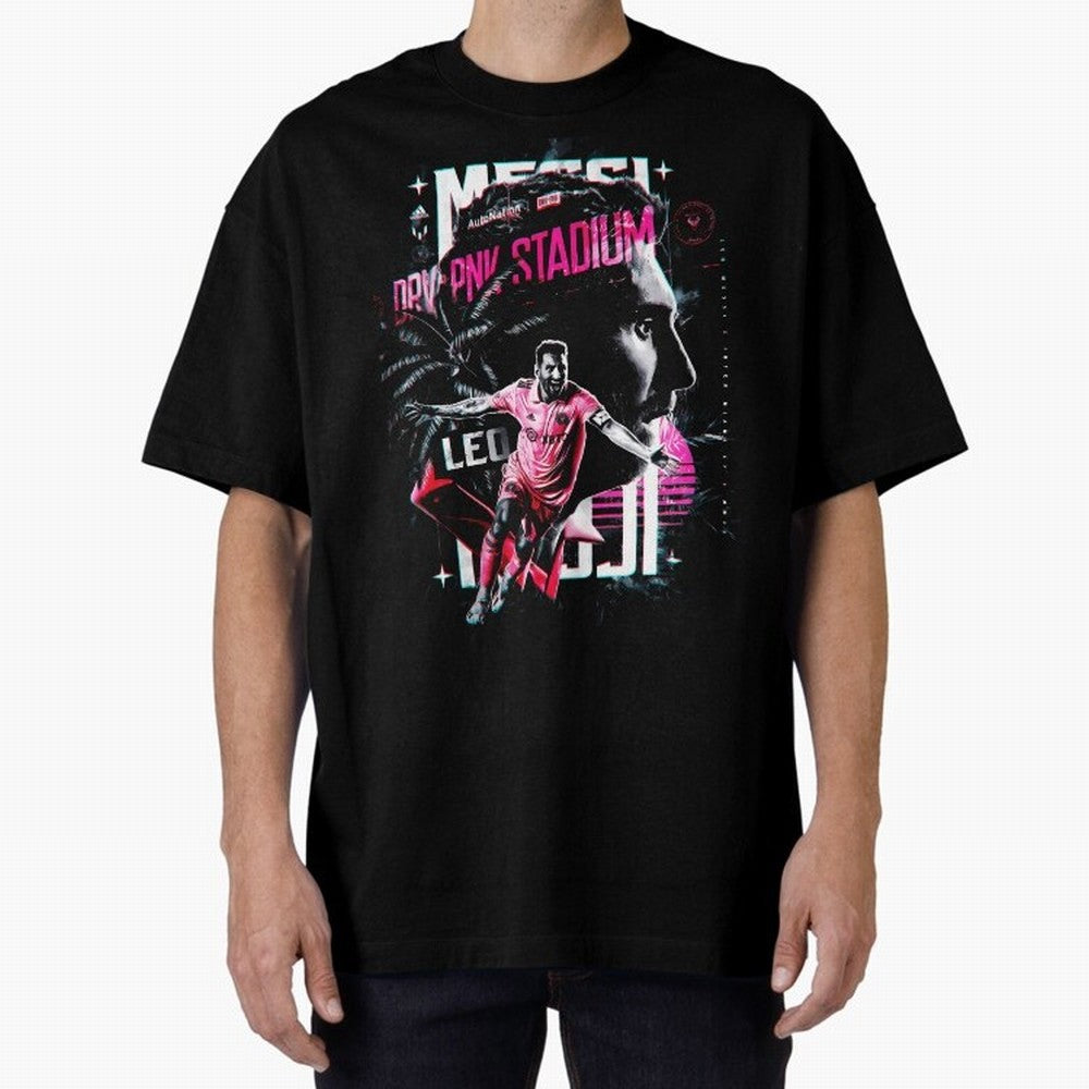 Messi The GOAT Oversized T-Shirt Cheer through Every Moment of FIFA World Cup 2026 Group Stage Spirit, Highlighting Argentina and Brazil, Neymar, Haaland and Cristiano Ronaldo, Stadium Memories, Football Loyalty, International Chants and