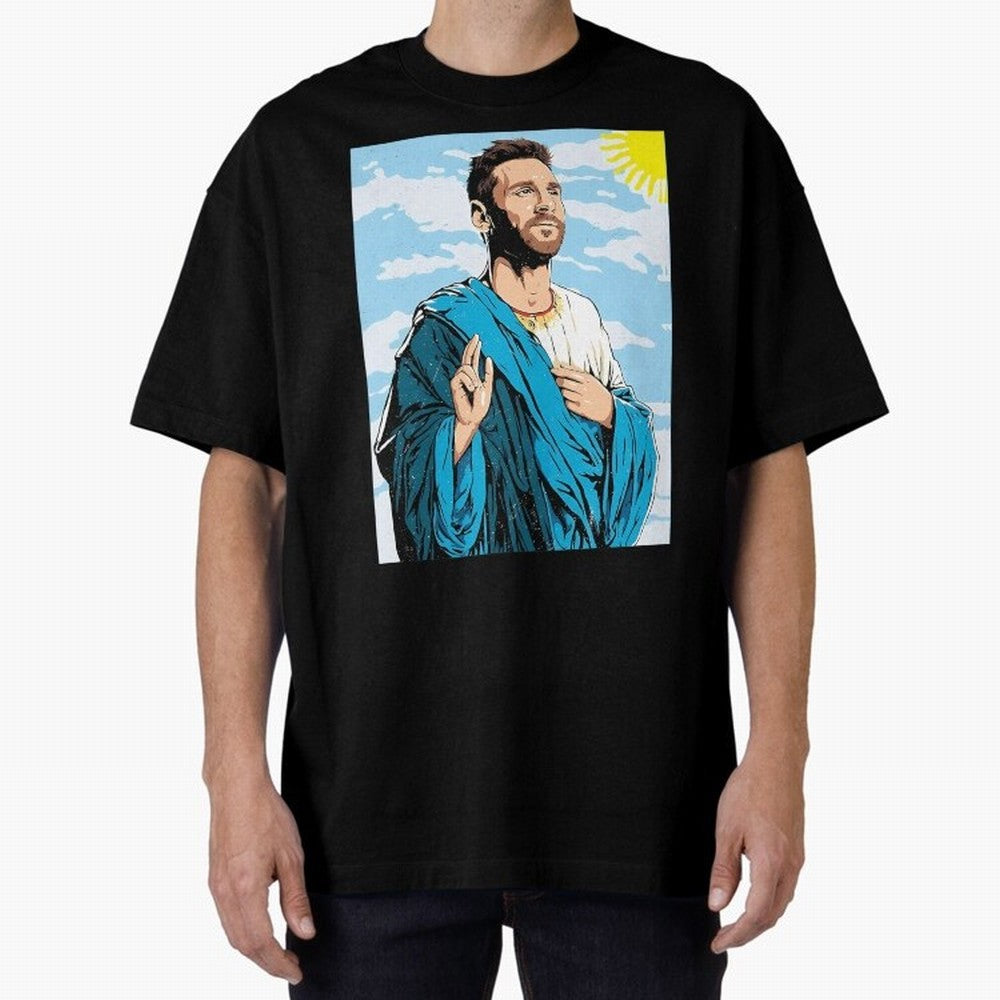 messi god Essential T-Shirt Bring Stadium Energy to FIFA World Cup 2026 Group Stage Spirit, Filled with Argentina, Neymar, Haaland and Cristiano Ronaldo, Sports Nostalgia, International Competition, Famous Players and Unforgettable Victories; Built