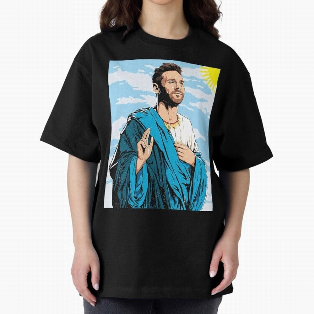 messi god Essential T-Shirt Bring Stadium Energy to FIFA World Cup 2026 Group Stage Spirit, Filled with Argentina, Neymar, Haaland and Cristiano Ronaldo, Sports Nostalgia, International Competition, Famous Players and Unforgettable Victories; Built
