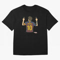 Lionel Messi's famous gesture of pointing to the sky Classic T-Shirt Honor the FIFA World Cup 2026 Journey through Cristiano Ronaldo, Haaland and CR7 Highlights, Argentina, France and Brazil Pride, Champion Mindset, Group Stage Buzz, Knockout