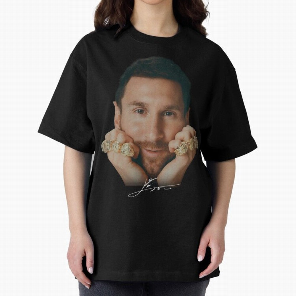 Lionel Messi 8 Ballon d'Or Gold Rings Classic T-Shirt Join Match Day Hype around FIFA World Cup 2026 USA Canada Mexico, Cristiano Ronaldo, Haaland and CR7, England, Championship Spirit, Famous Goals, Roaring Crowds and International Football Unity;