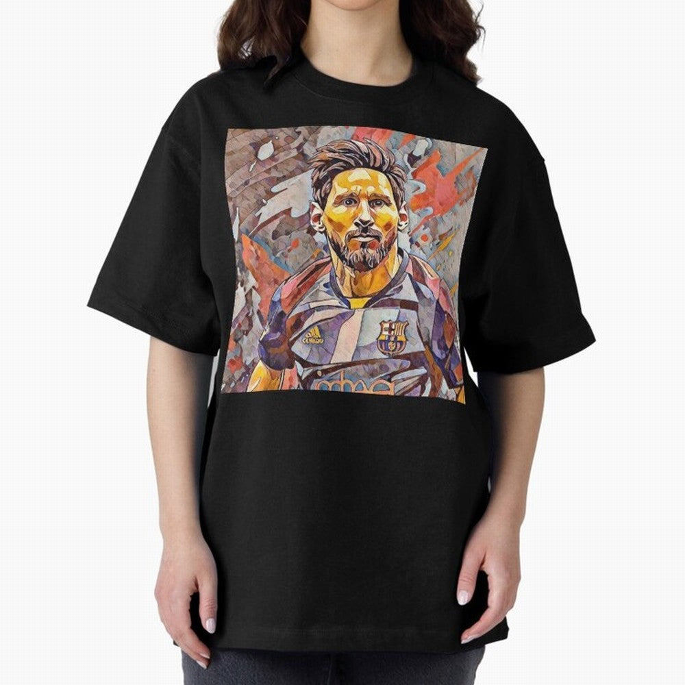 Messi Pop Art Portrait Classic T-Shirt Showcase FIFA World Cup 2026 Inspired by Messi and Cristiano Ronaldo, Netherlands Energy, Supporter Pride, Iconic Celebrations, Legendary Names and Global Match Day Energy; Created for Match Day Parties,