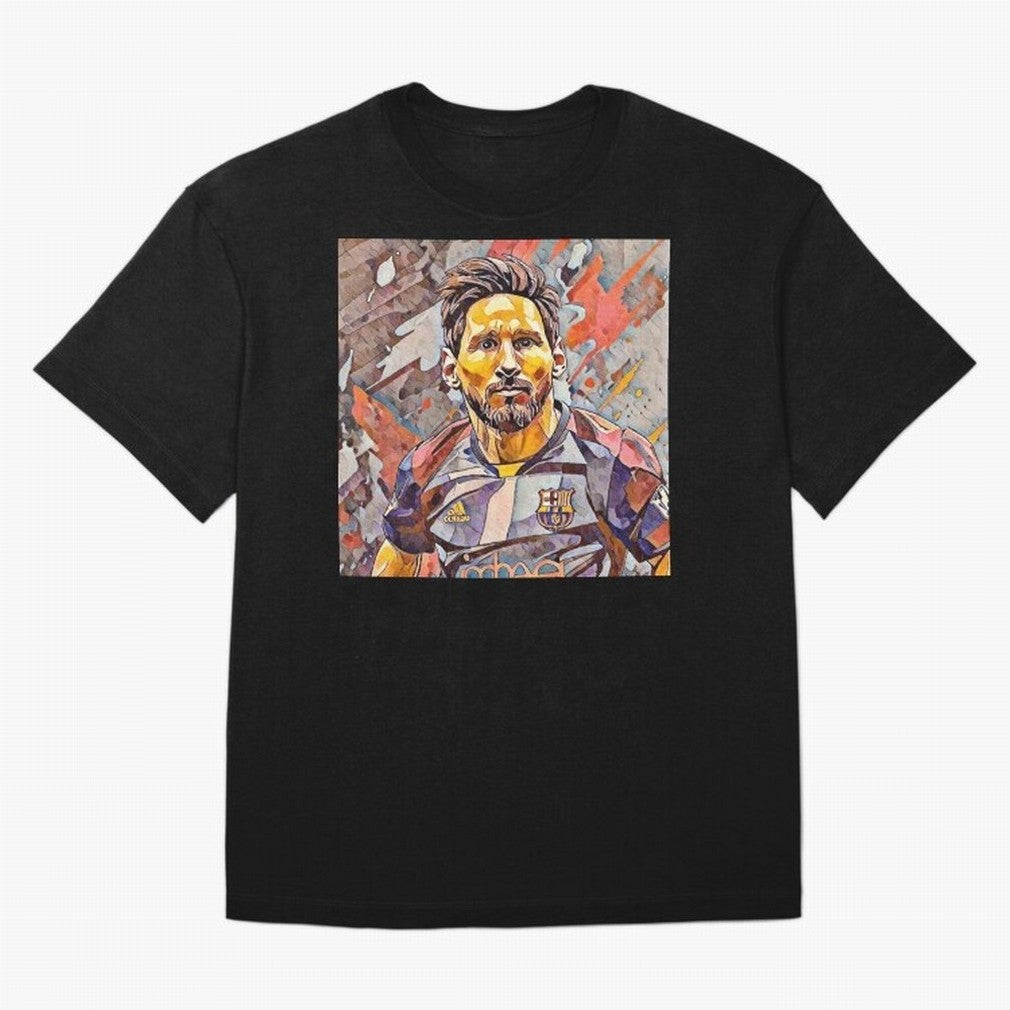 Messi Pop Art Portrait Classic T-Shirt Showcase FIFA World Cup 2026 Inspired by Messi and Cristiano Ronaldo, Netherlands Energy, Supporter Pride, Iconic Celebrations, Legendary Names and Global Match Day Energy; Created for Match Day Parties,