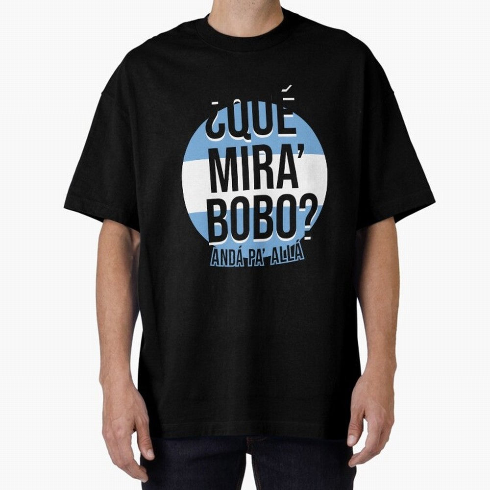 Messi - What do you look silly? Go over there - Lionel Messi shirt meme v3 Oversized T-Shirt Make Game Day About FIFA World Cup 2026 USA Canada Mexico Spirit, Capturing France and Portugal, Messi, CR7 and Mbappe, Soccer Culture, Superstar Moments,
