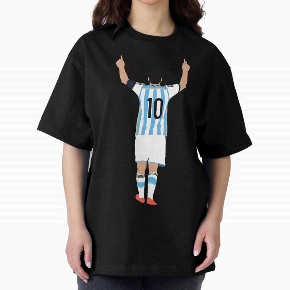 Messi Pop Art Portrait Classic T-Shirt Bring Supporter Culture to Match Day Hype around FIFA World Cup 2026 USA Canada Mexico, Mbappe and Neymar, Spain, Match Day Excitement, Supporter Culture, Golden Goals and Global Football Passion; Ideal for
