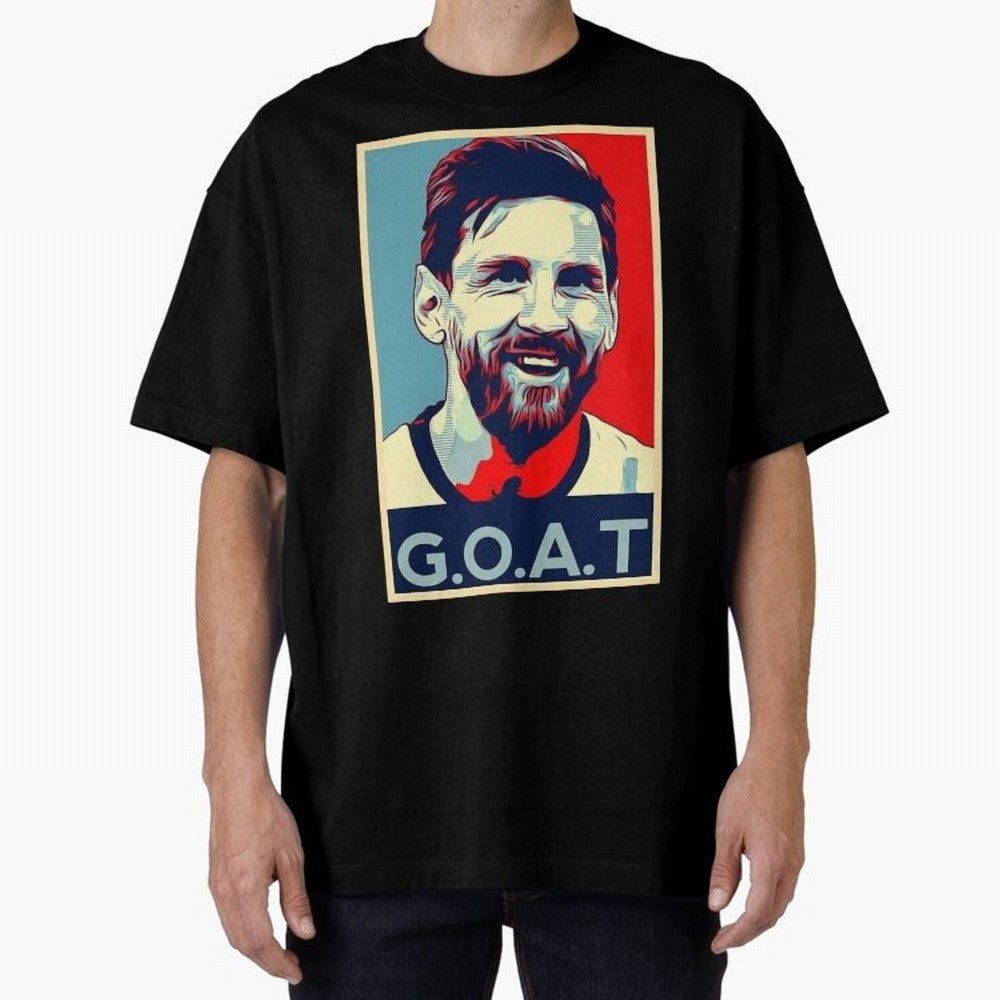 Messi Pop Art Portrait Classic T-Shirt Bring Global Tournament Vibes to FIFA World Cup 2026 Filled with Cristiano Ronaldo, Brazil, Portugal and Argentina Energy, Fan Favorite Moments, National Team Passion, Big Match Drama and Soccer History; Ideal
