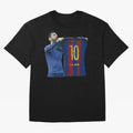 Messi The GOAT Classic T-Shirt Make Your Look Match Match Day Hype around FIFA World Cup 2026 Group Stage, Cristiano Ronaldo, Brazil, Portugal and Argentina, Soccer Culture, Superstar Moments, National Team Dreams and Competitive Fire; Made for Die