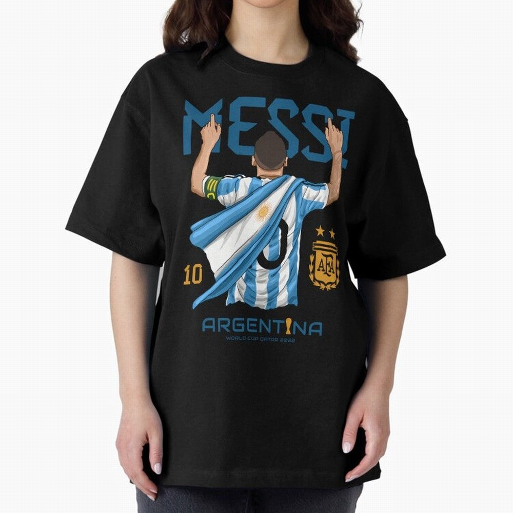Lionel Messi Argentina Champions World Cup Essential T-Shirt Celebrate Classic Football Spirit in FIFA World Cup 2026 Group Stage Spirit, Featuring England, Haaland, Tournament Hype, Historic Matchups, Family Viewing Parties and Global Sports