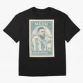 Lionel Messi Vintage Stamp Poster ¨C Argentina #10 Retro Football Art ¨C Barcelona Legend Illustration Classic T-Shirt Enjoy FIFA World Cup 2026 for Fans of Cristiano Ronaldo, Haaland and CR7 and Argentina and Brazil, Bringing Supporter Pride,