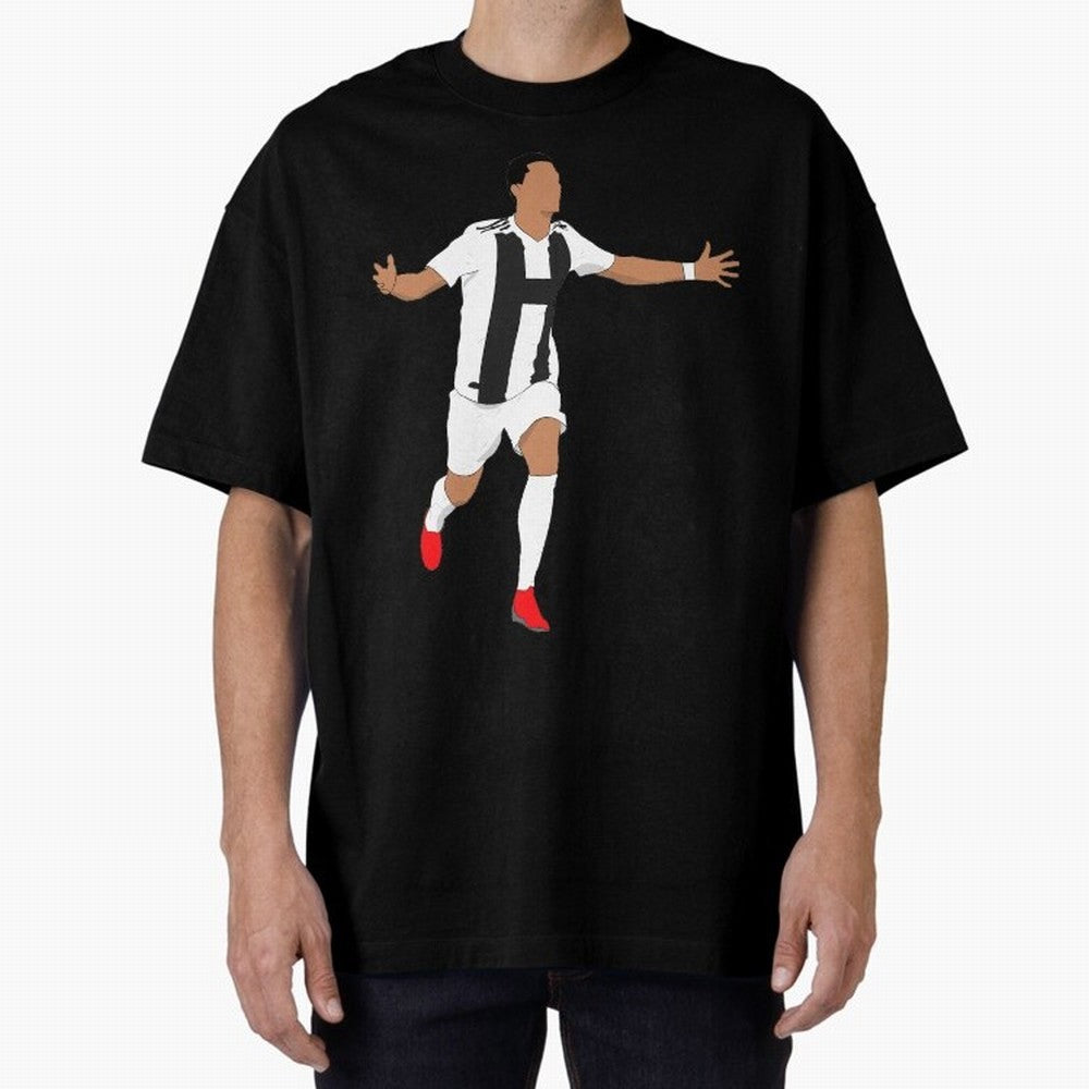 Ronaldo Oversized T-Shirt Show Your Love for FIFA World Cup 2026 Spirit, with Portugal, Spain and Germany, Messi, CR7 and Mbappe, Stadium Chants, National Pride, Trophy Dreams and Unforgettable Football Memories; Ideal for Fans Who Follow Messi,