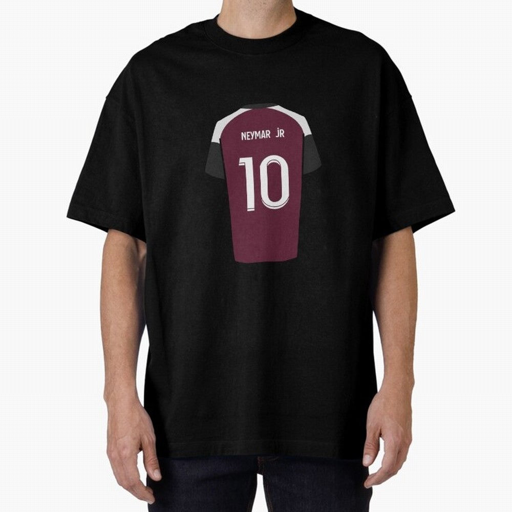 Neymar 2020/21 Jersey Oversized T-Shirt Make Memories around FIFA World Cup 2026 Group Stage Filled with CR7 and Messi, England and Germany Energy, Supporter Pride, Iconic Celebrations, Legendary Names and Global Match Day Energy; Made for Die Hard