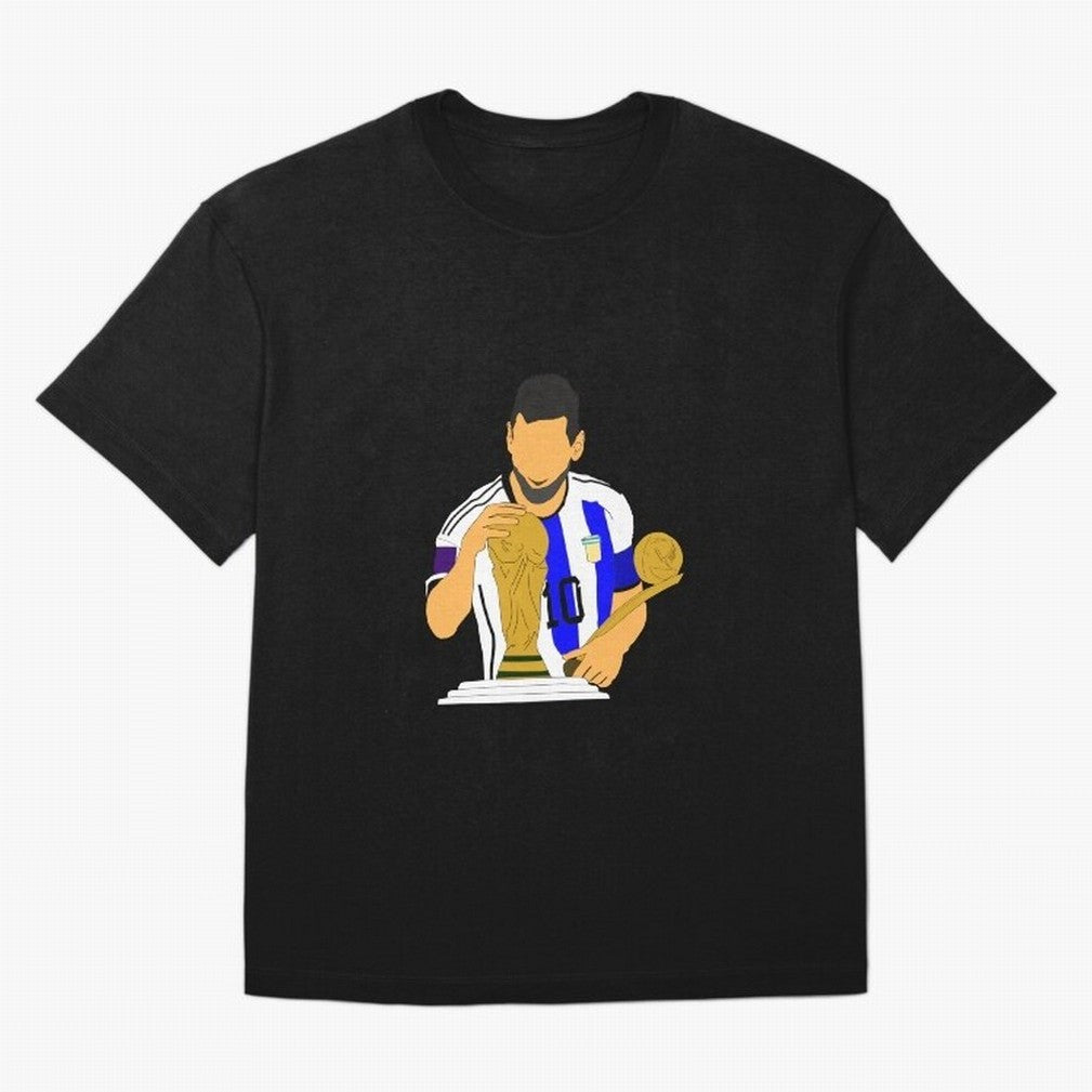 lionel messi Oversized T-Shirt Carry FIFA World Cup 2026 Spirit, Inspired by Netherlands, Haaland, Supporter Pride, Iconic Celebrations, Legendary Names and Global Match Day Energy; Great for Watch Parties, Sports Bars, Family Nights, Fan Clubs and