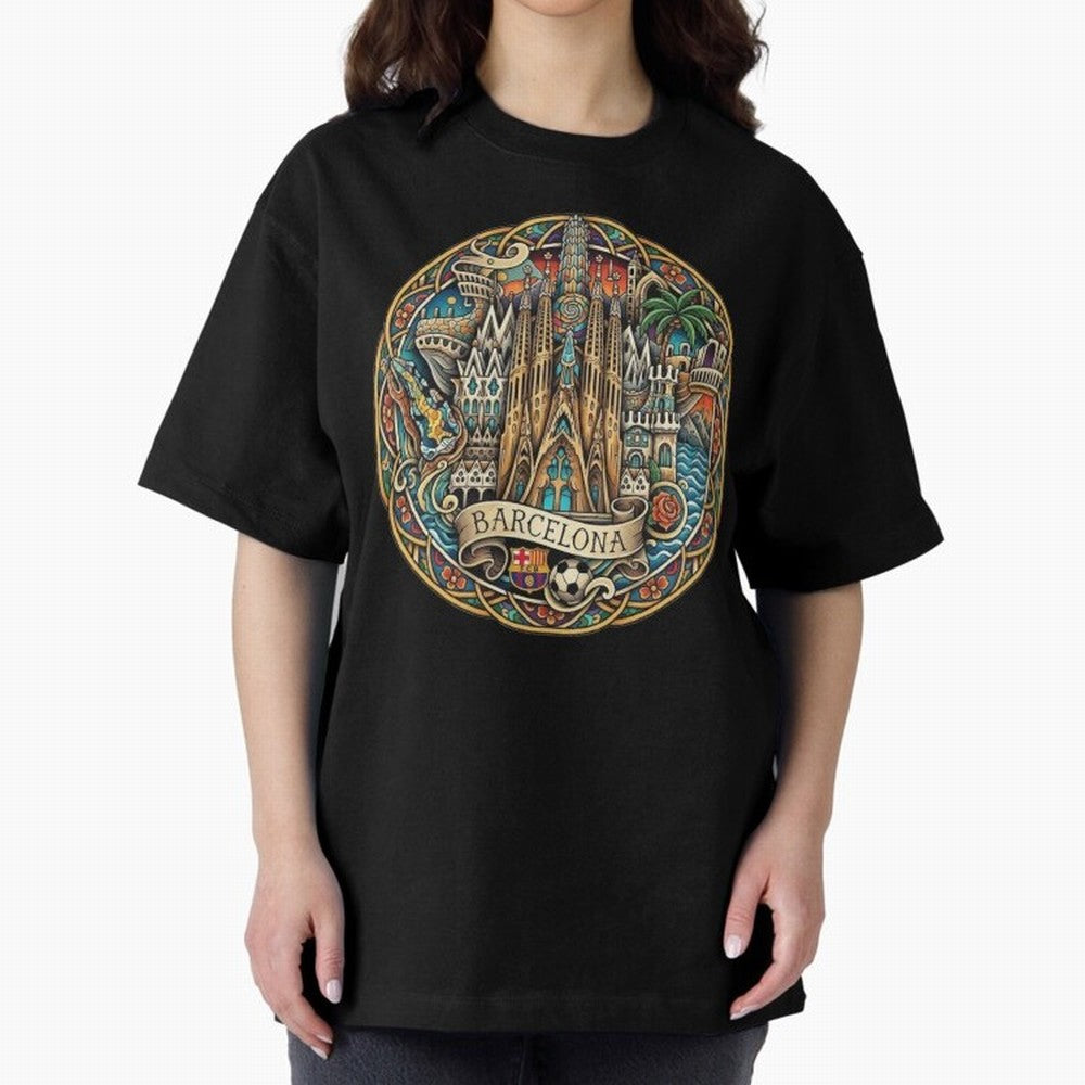 BARCELONA Classic T-Shirt Back Your Heroes with FIFA World Cup 2026 Inspired by Neymar, France and Portugal Energy, Retro Football Energy, Iconic Rivalries, Trophy Chase Drama and Stadium Atmosphere; Perfect for Supporters Who Want Bold Football