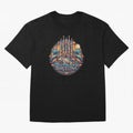 BARCELONA Oversized T-Shirt Follow the Road to Global Football Passion for FIFA World Cup 2026, Filled with Neymar, Brazil, Match Day Excitement, Supporter Culture, Golden Goals and Global Football Passion; Ideal for Fans Who Follow Messi,