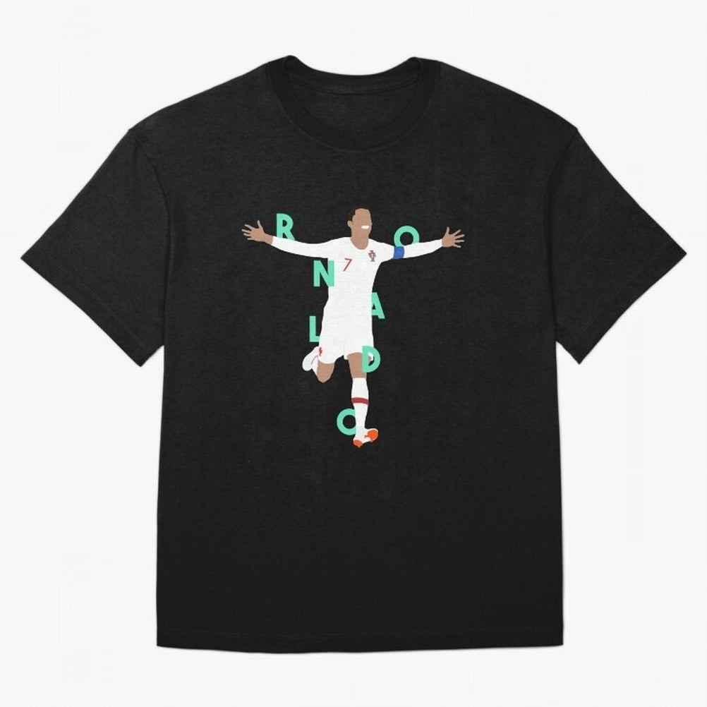 Ronaldo (Mint Green) Oversized T-Shirt Discover FIFA World Cup 2026 USA Canada Mexico Spirit, Centered on France and Portugal, Messi and Cristiano Ronaldo, Global Supporter Spirit, Legendary Goals, National Colors and Tournament Celebration; Ideal