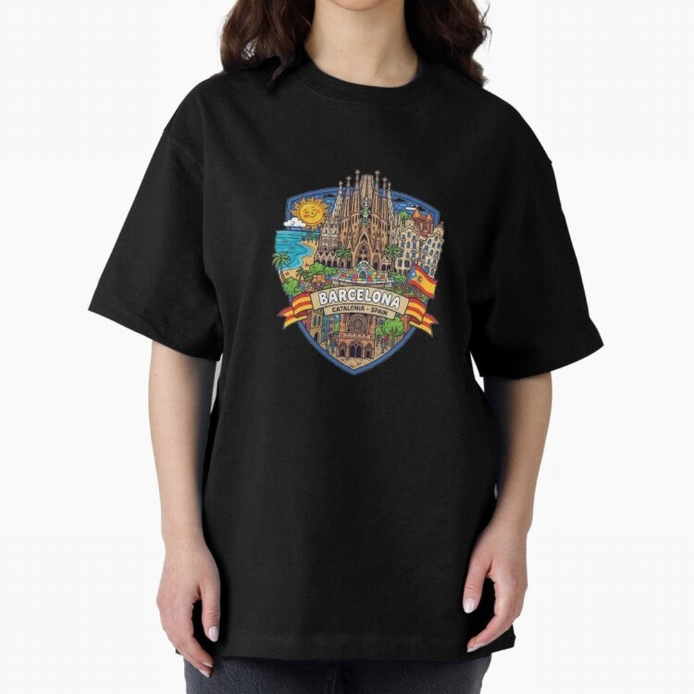 BARCELONA Classic T-Shirt Represent Football Lovers during the FIFA World Cup 2026 Journey through Messi, CR7 and Mbappe Highlights, Argentina Pride, Sports Nostalgia, International Competition, Famous Players and Unforgettable Victories; Perfect